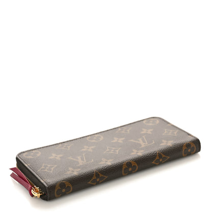 Louis Vuitton Monogram Clemence Wallet Fuchsia 4 of 7