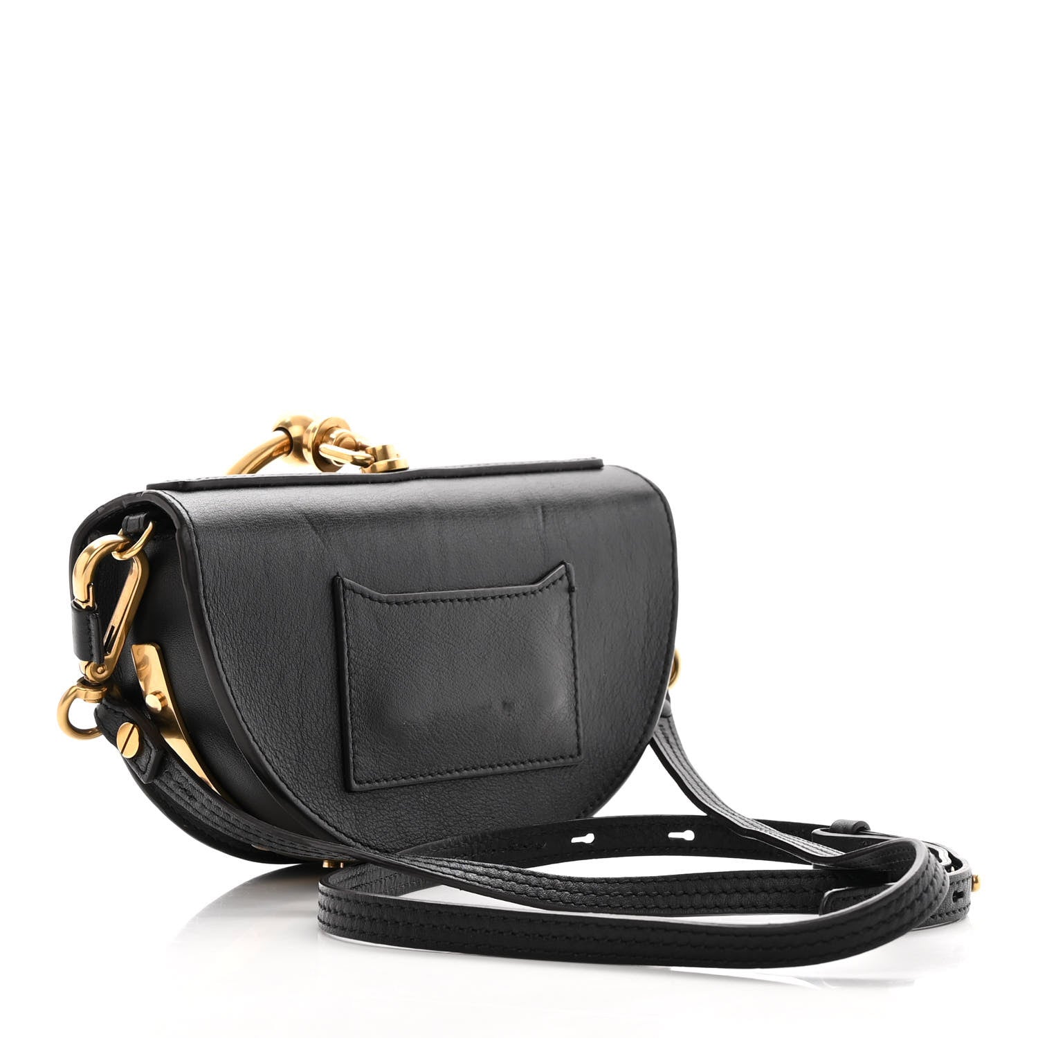 Chloe Calfskin Small Nile Bracelet Minaudiere Bag Black 3 of 20