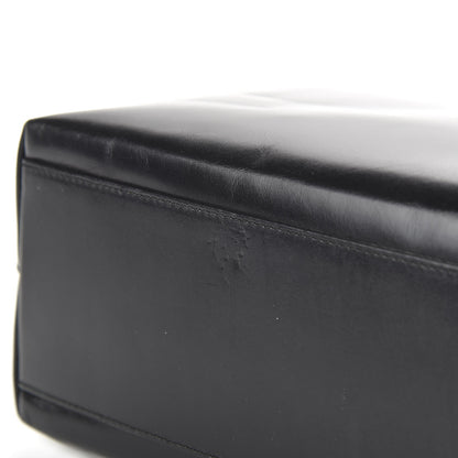 Prada Vitello Lux Logo Tote Black 10 of 10