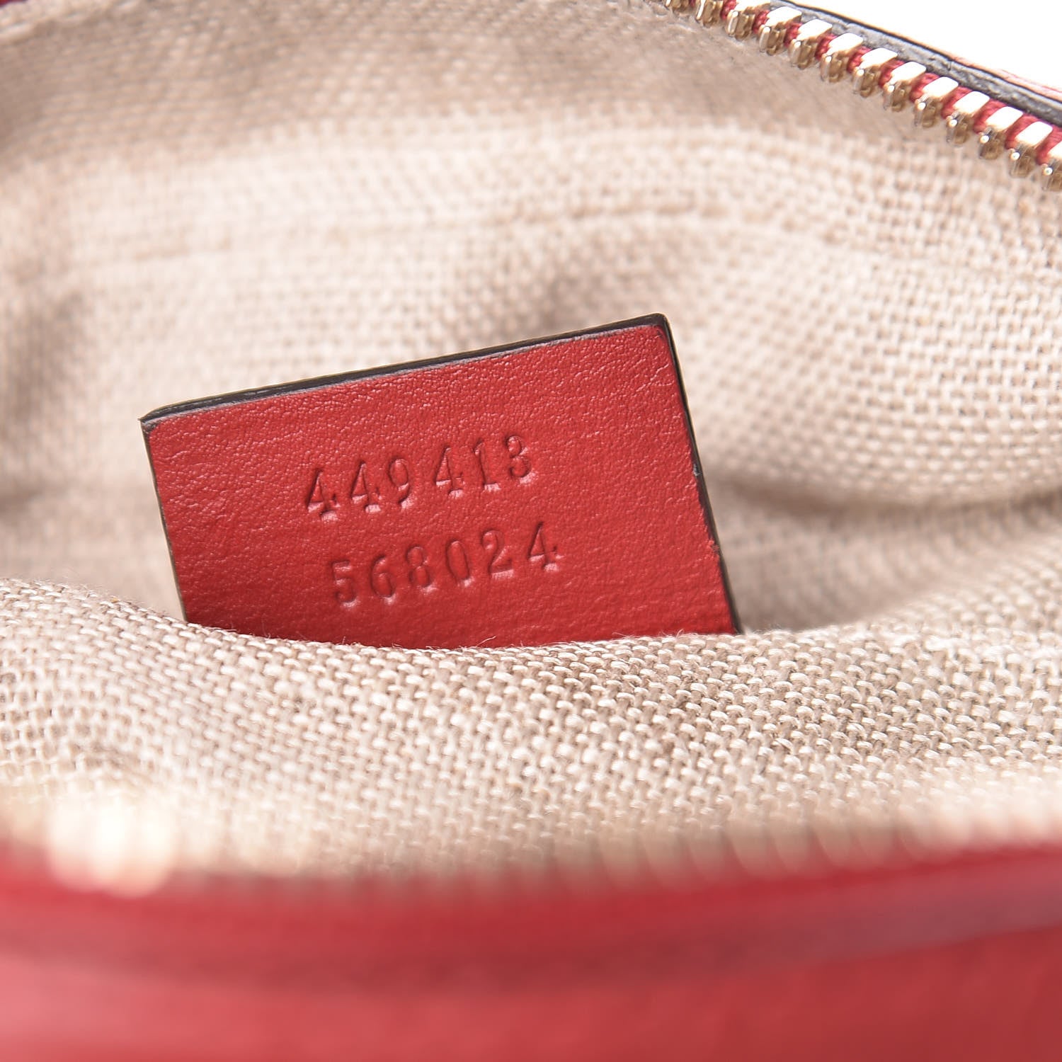 Gucci Microguccissima Mini Bree Messenger Bag Red 7 of 10