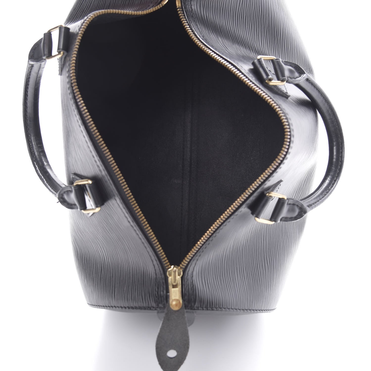 Louis Vuitton Epi Speedy 30 Black 4 of 14