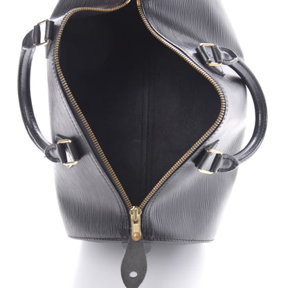 Louis Vuitton Epi Speedy 30 Black 4 of 14