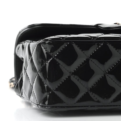 Chanel Patent Calfskin Quilted Mini Rectangular Flap Black 8 of 9