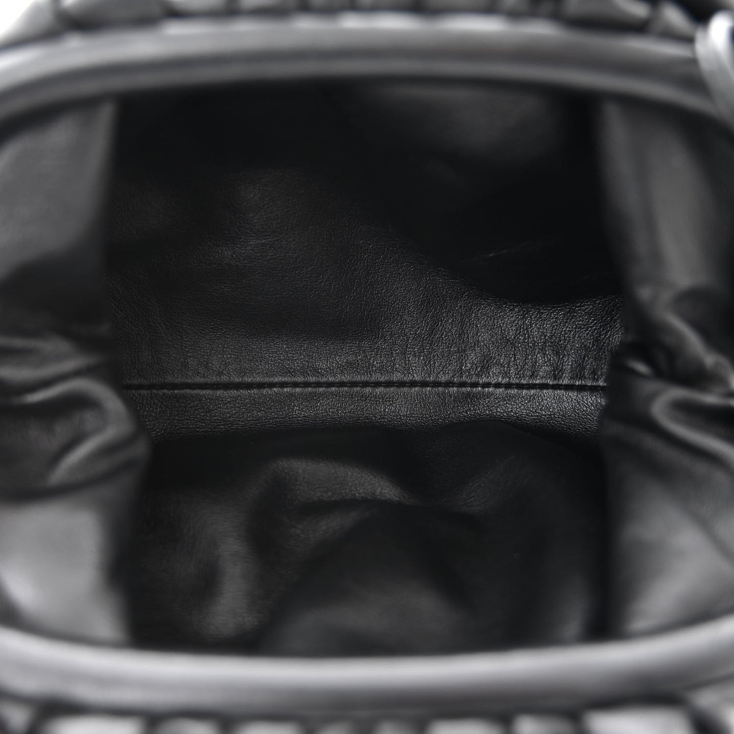 Butter Calfskin The Mini Pouch Black