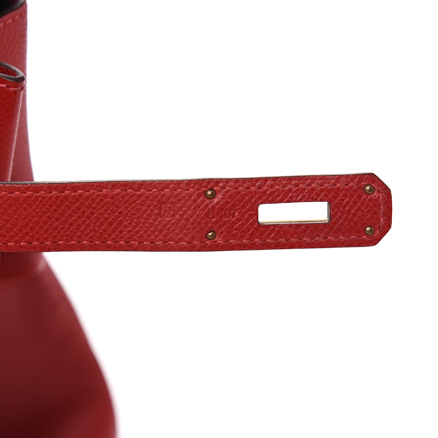 Epsom Birkin 35 Rouge Casaque