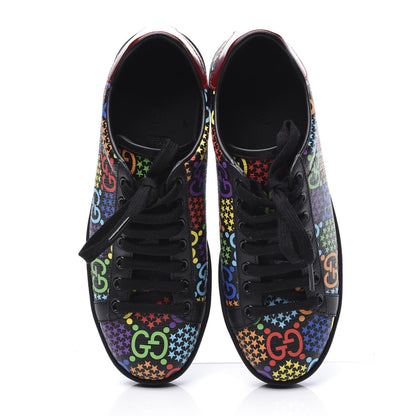 Gucci GG Supreme Monogram Psychedelic Womens Ace Sneakers 37 Black Multicolor 5 of 11