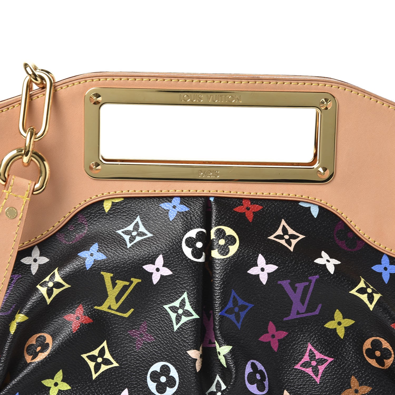 Louis Vuitton Monogram Multicolor Judy MM Black 8 of 8