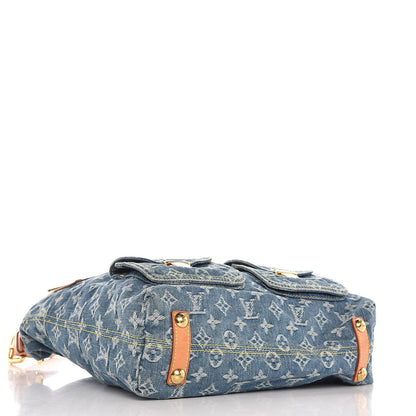 Louis Vuitton Denim Baggy GM Blue 4 of 7