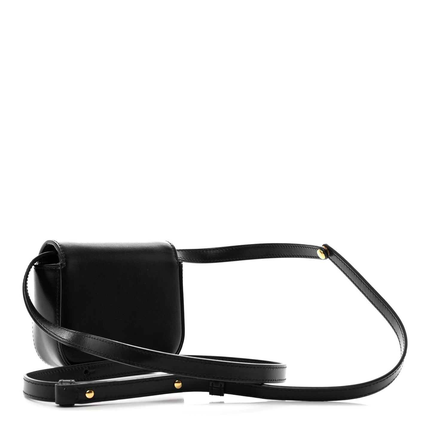 Shiny Calfskin Mini Triomphe Black