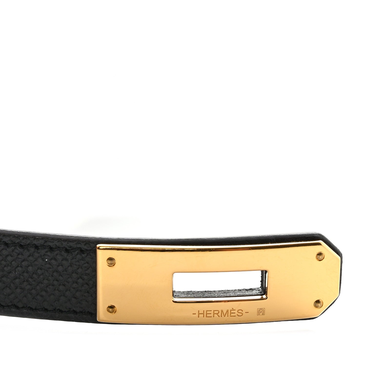 Hermes Epsom Kelly Belt Black 6 of 7