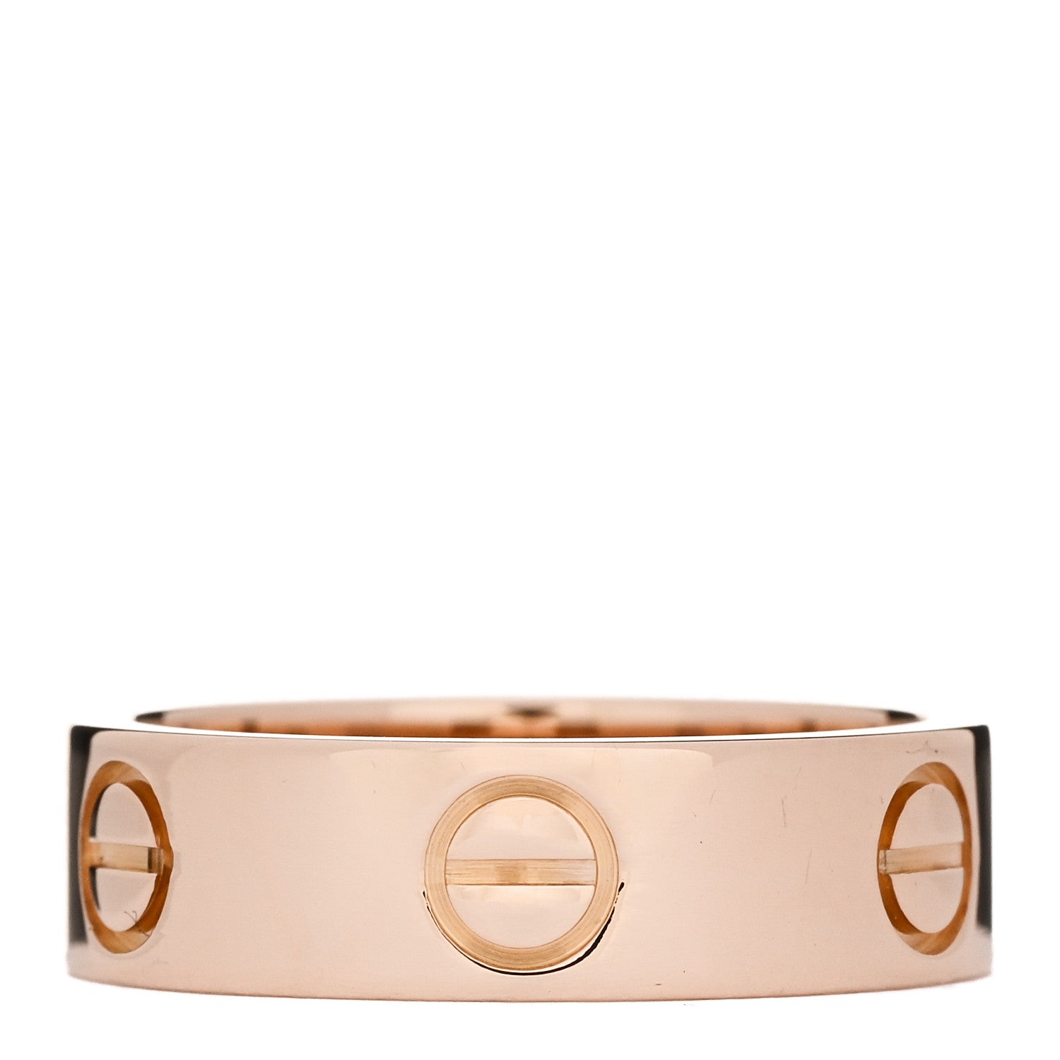 Cartier 18K Pink Gold 5.5mm LOVE Ring 53 6.5 3 of 5