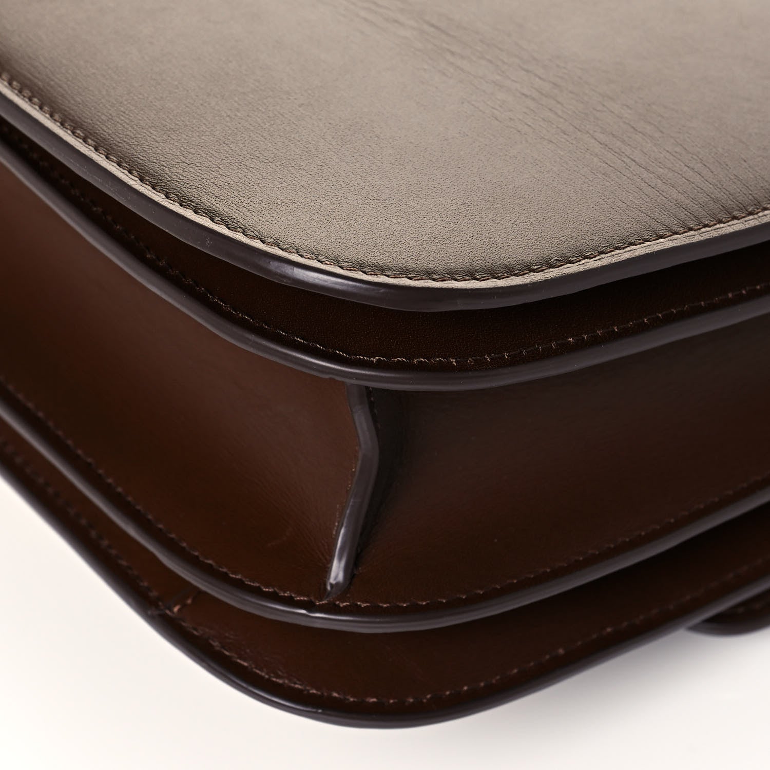 Celine Box Calfskin Medium Classic Box Flap Bag Camel 12 of 21