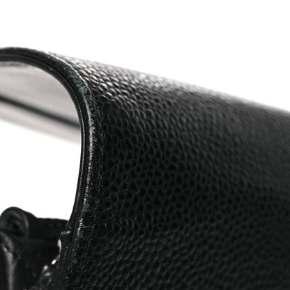 Chanel Caviar Timeless CC Wallet On Chain WOC Black 14 of 16