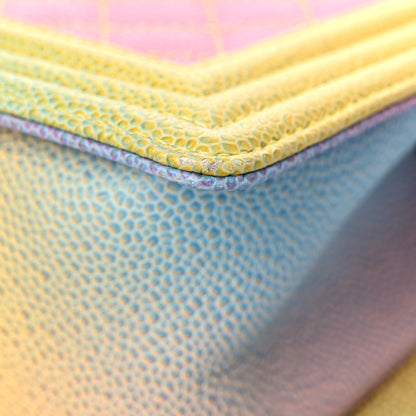 Chanel Caviar Quilted Medium Cuba Rainbow Boy Flap Multicolor 9 of 12