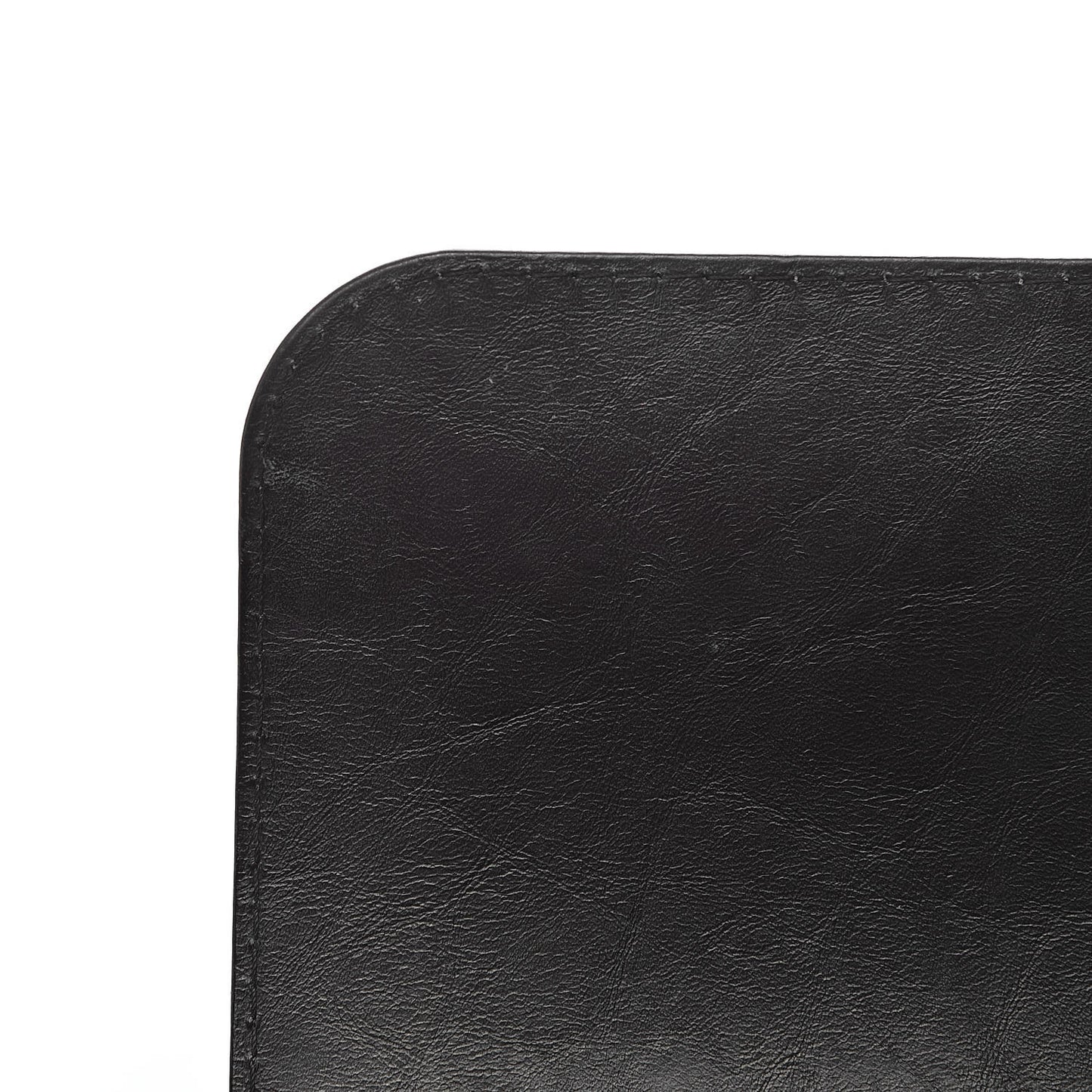 Calfskin Chevron Quilted Top Handle Flap Black