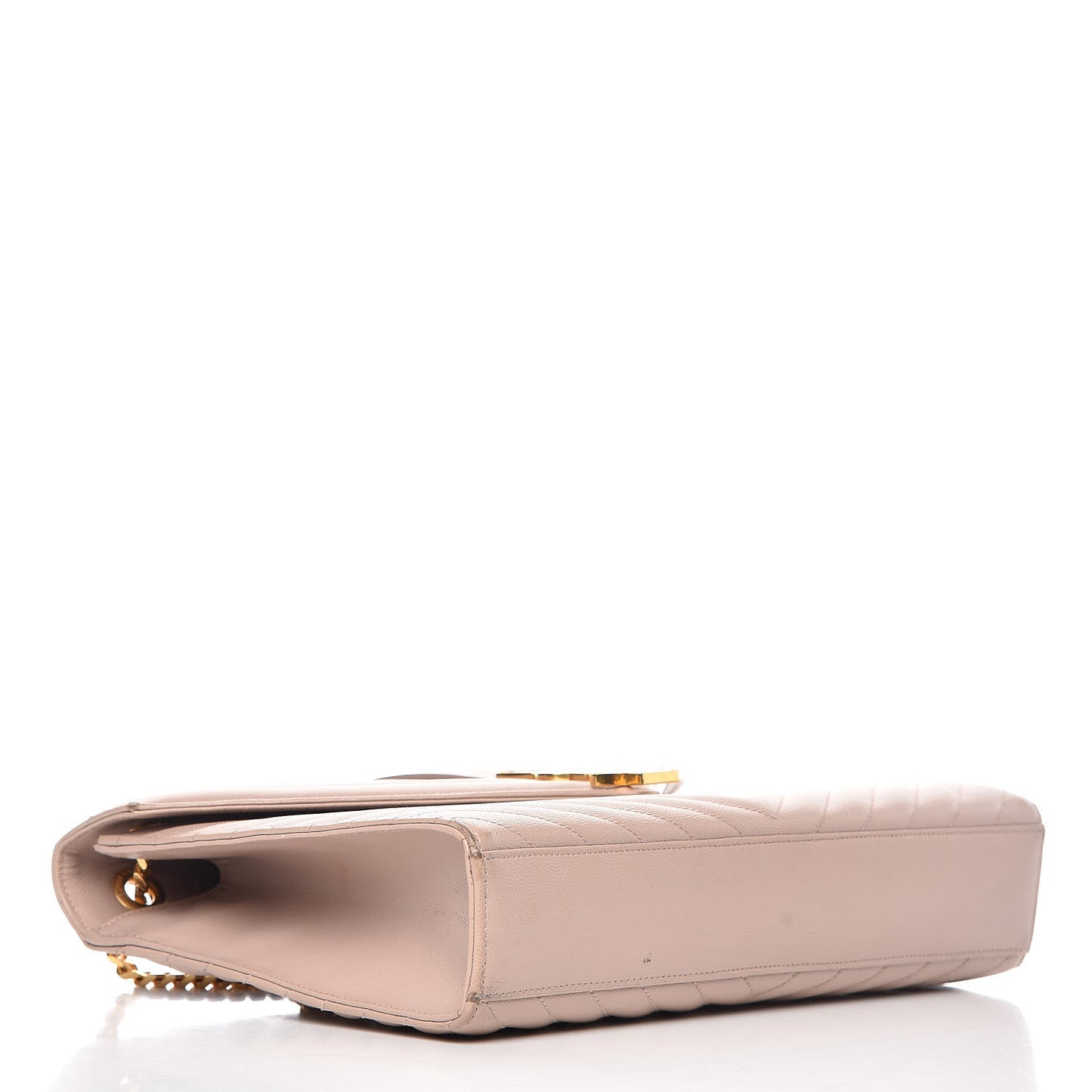 Grain De Poudre Matelasse Chevron Large Monogram Satchel Rose Antic