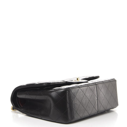 Chanel Lambskin Quilted Jumbo Double Flap Black 5 of 14