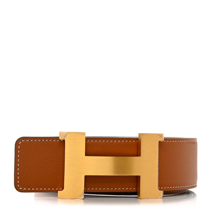 Hermes Epsom Swift 42mm Constance 2 Belt 95 38 Gold Black 1 of 11