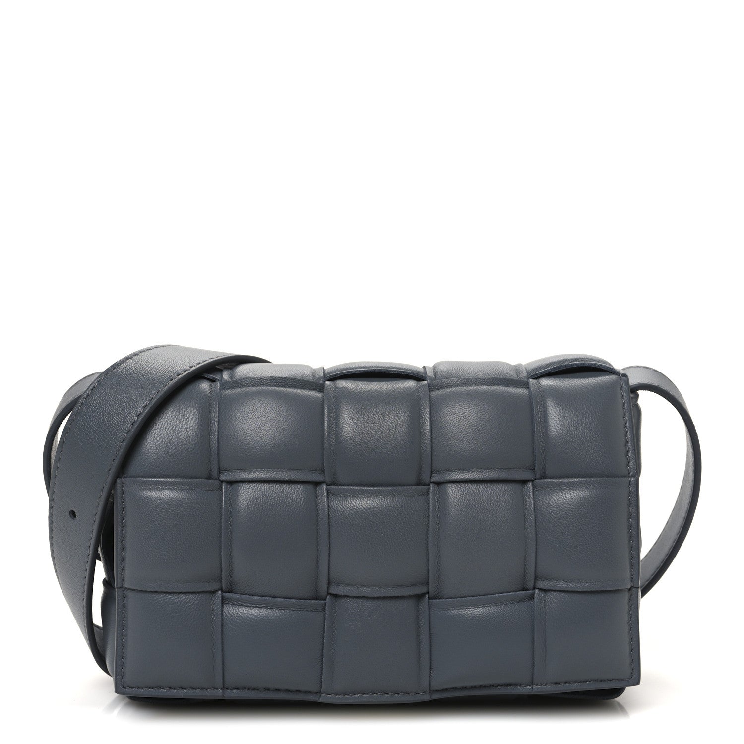 Bottega Veneta Nappa Maxi Intreccio Small Padded Cassette Crossbody Thunder 1 of 11