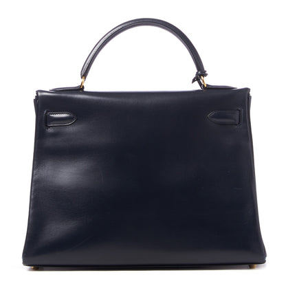 Hermes Box Kelly Retourne 32 Indigo 3 of 31