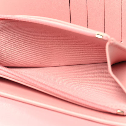 Chanel Caviar Quilted Medium Flap Wallet Pink 6 of 11