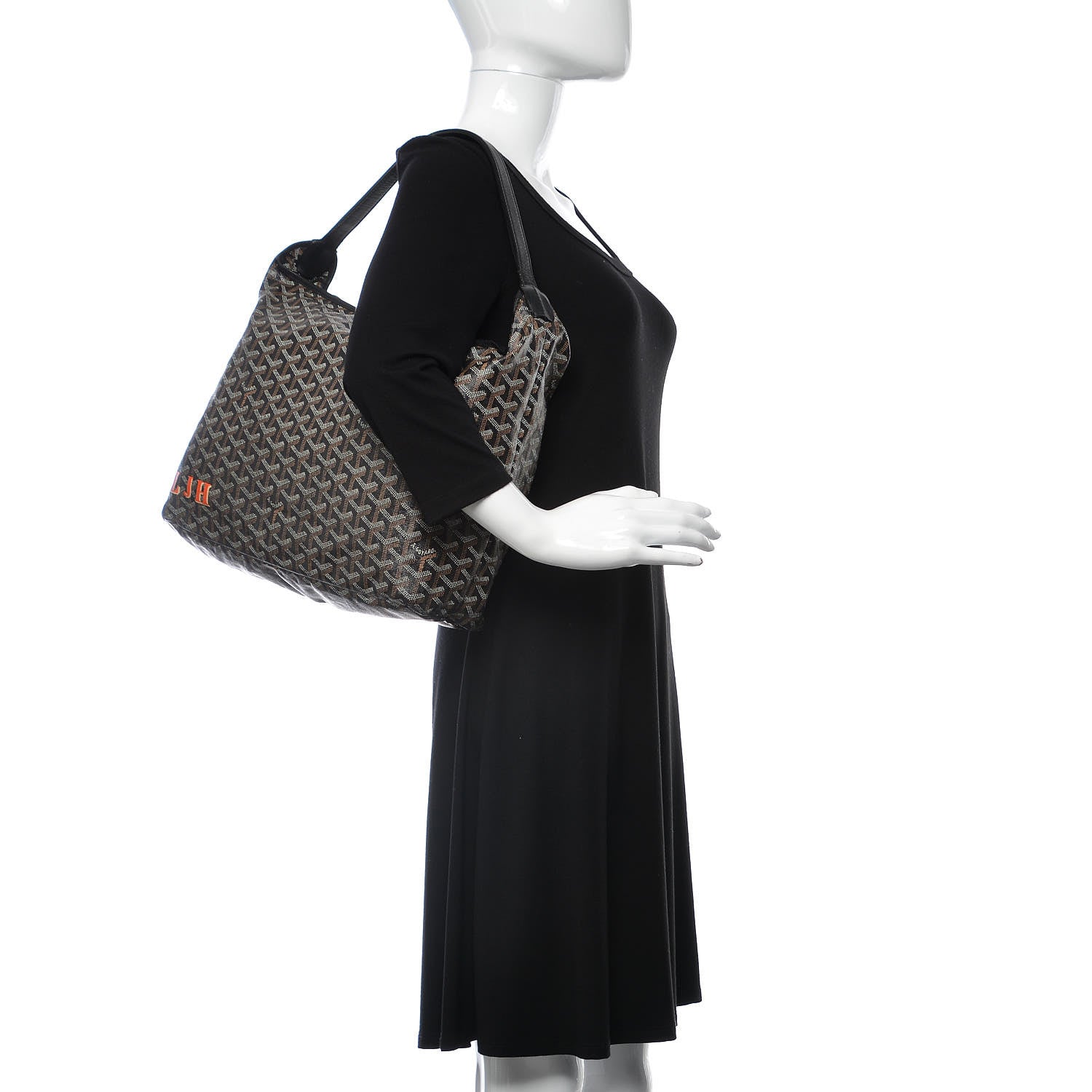 Goyard Goyardine Fidji Zip Hobo Black 2 of 19