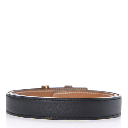Hermes Swift Epsom 24mm Constance H Belt 75 Black Gold 2 of 5
