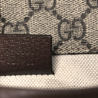 Gucci GG Supreme Monogram Neo Vintage Web Belt Bag Brown 6 of 10