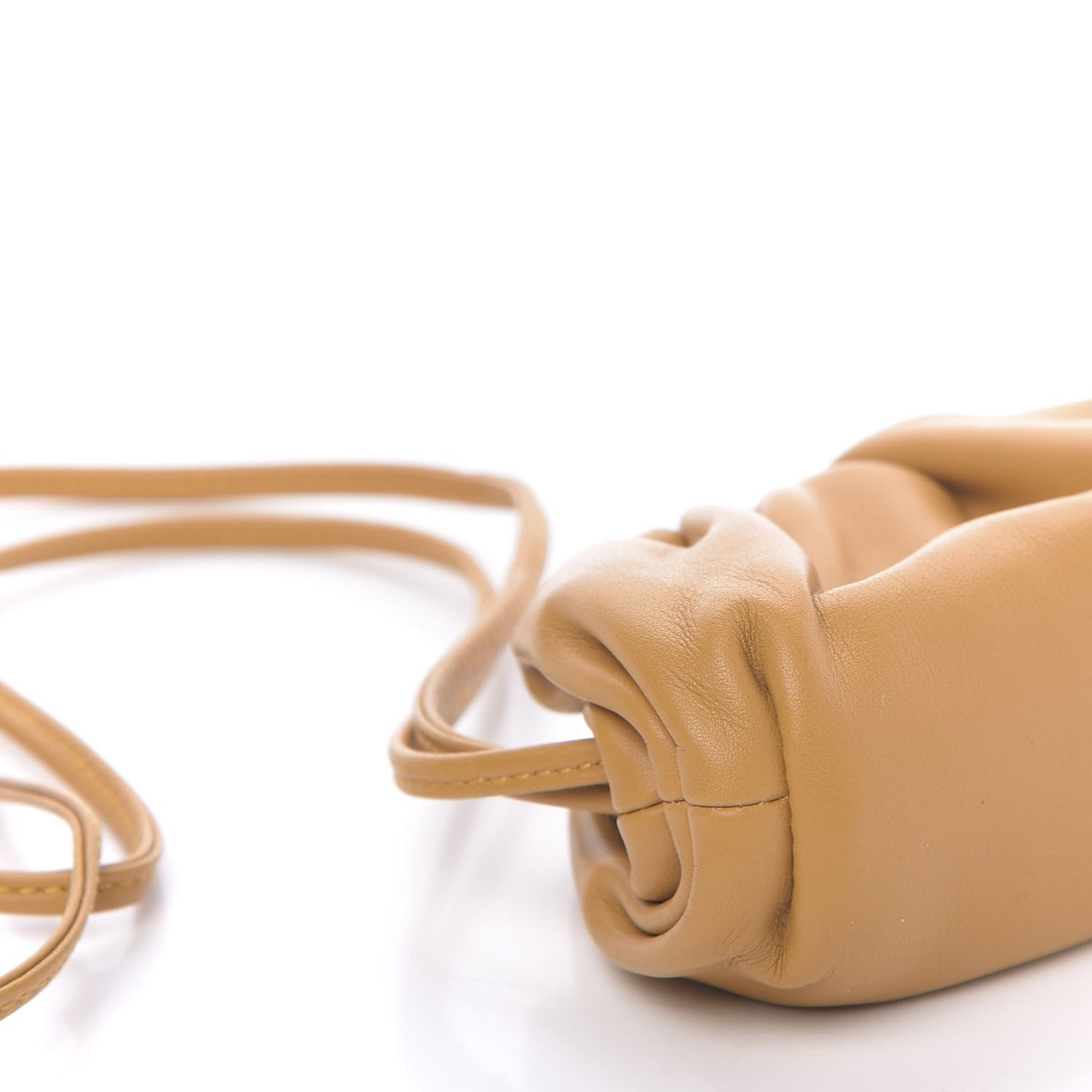 Bottega Veneta Butter Calfskin Coin Purse Caramel 6 of 10