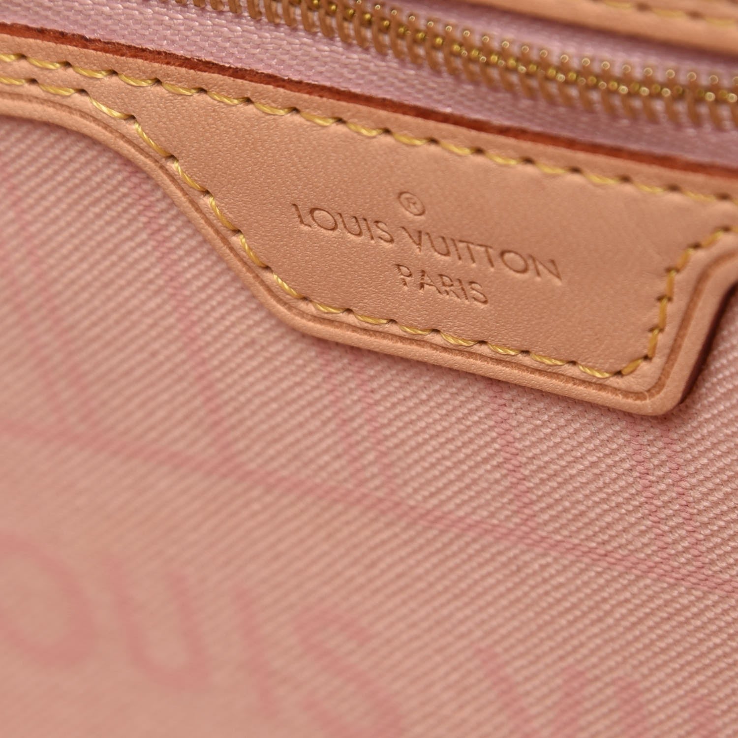 Louis Vuitton Damier Azur Neo Neverfull MM Rose Ballerine 6 of 9