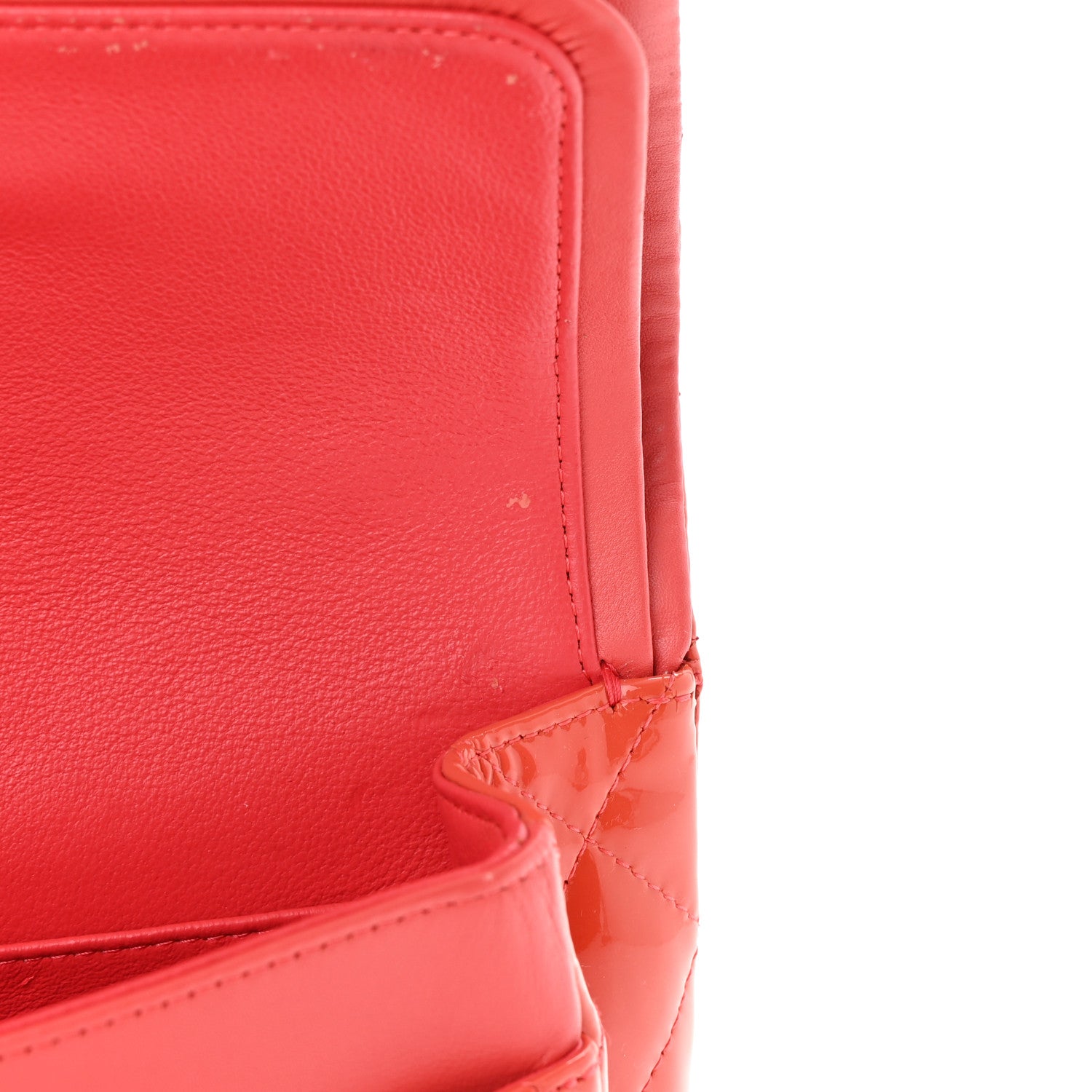 Chanel Patent Quilted Medium Double Flap Pink 15 of 21