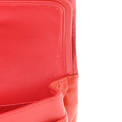 Chanel Patent Quilted Medium Double Flap Pink 15 of 21