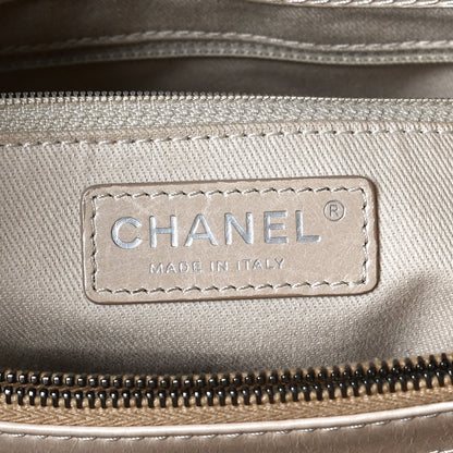 Chanel Glazed Calfskin Quilted Tote Light Beige 5 of 9