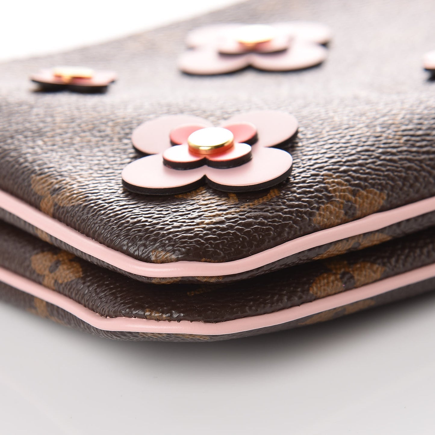Monogram Blooming Flowers Double Zip Pochette