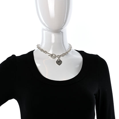 Tiffany Sterling Silver Return to Tiffany Heart Tag Toggle Necklace 3 of 4