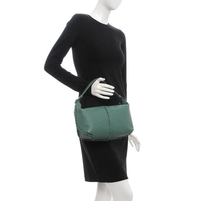 Bottega Veneta Cervo Deerskin Medium Shoulder Bag Thyme 2 of 7