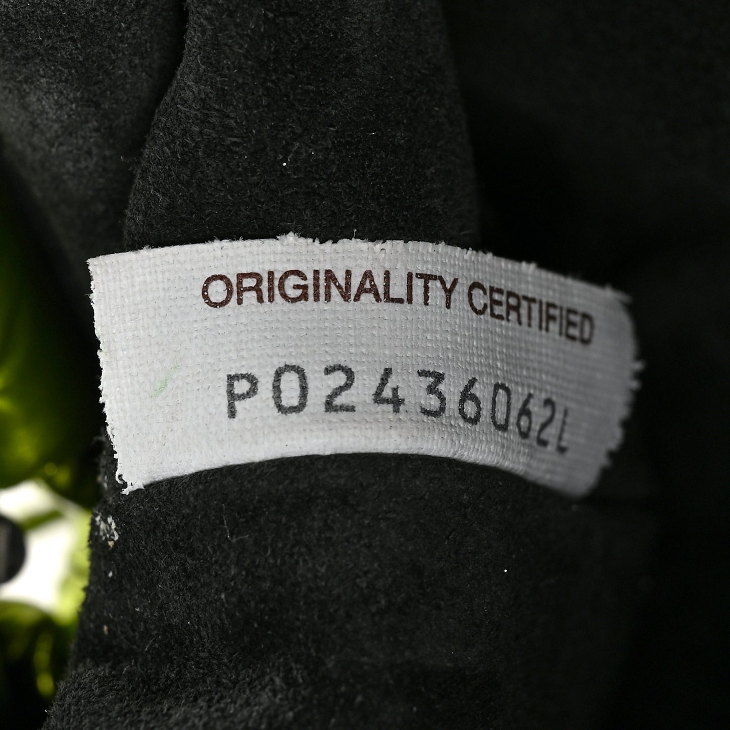 Metallic Crushed Calfskin The Mini Pouch Chlorophyll