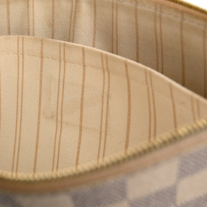 Louis Vuitton Damier Azur Neverfull MM GM Pochette 9 of 18