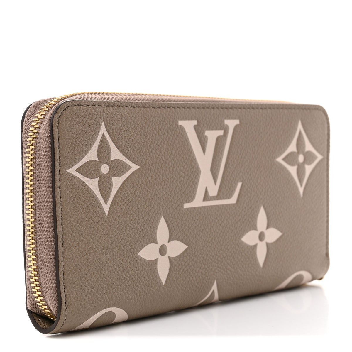 Empreinte Monogram Giant Zippy Wallet Tourterelle Creme