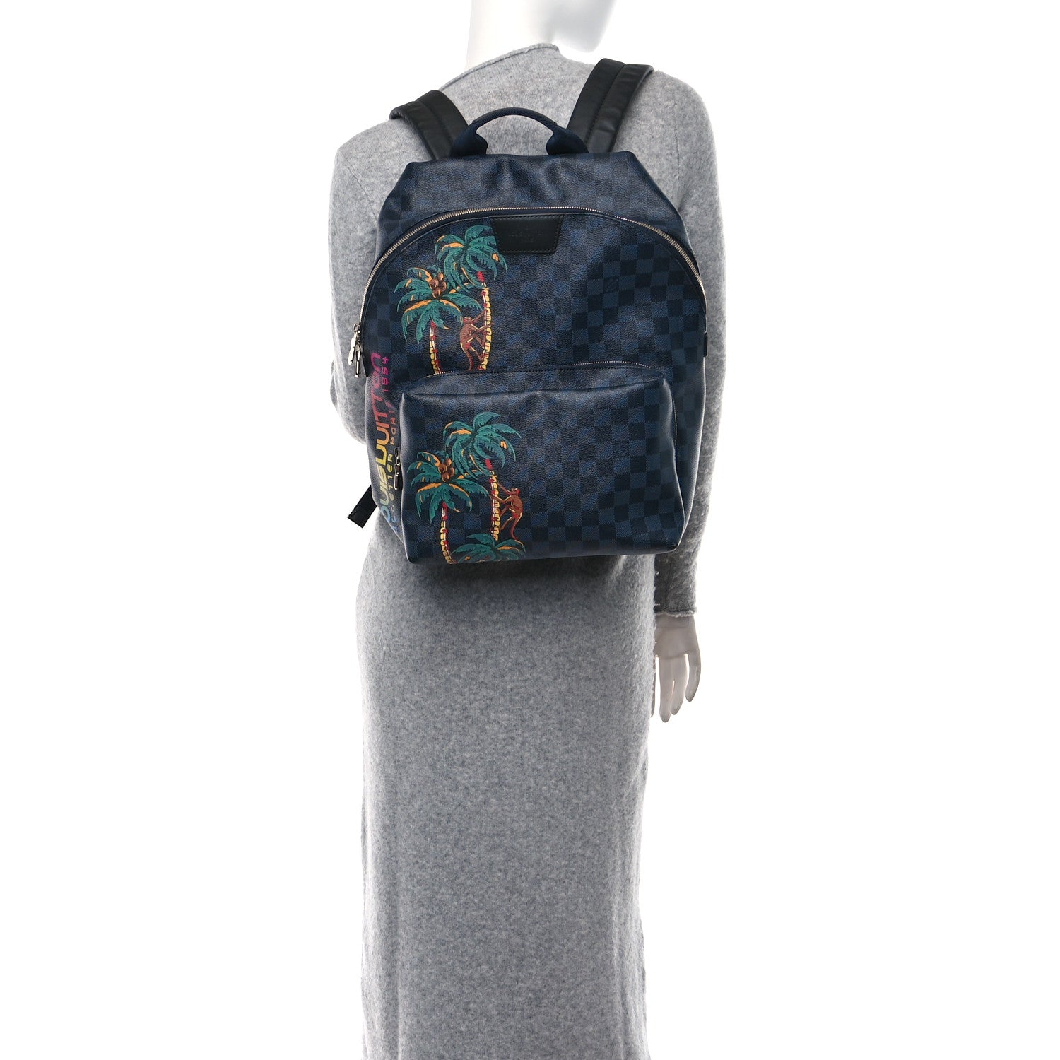 Louis Vuitton Damier Cobalt Jungle Apollo Backpack 2 of 9