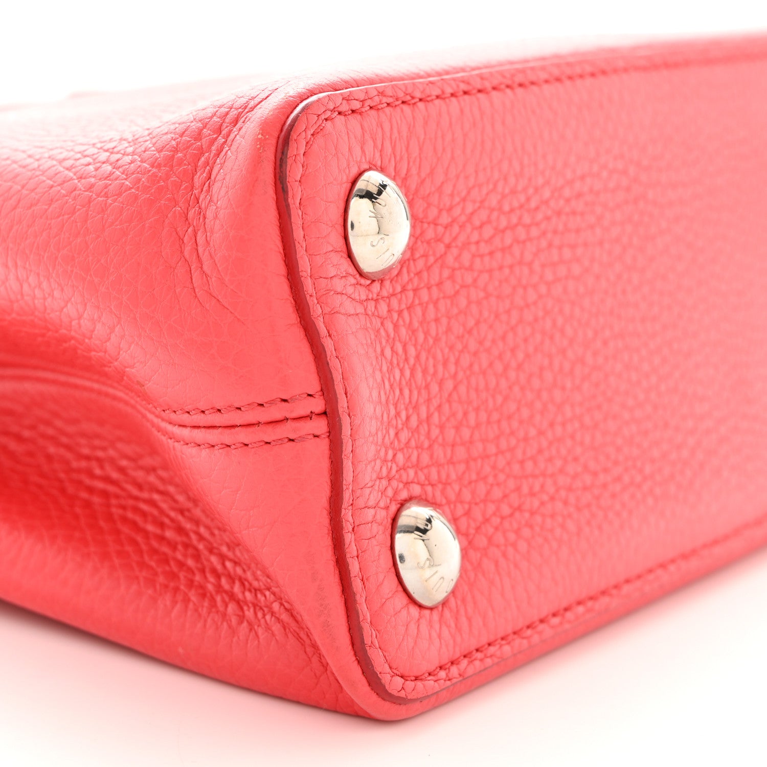Louis Vuitton Taurillon Snakeskin Capucines BB Rubis 8 of 9