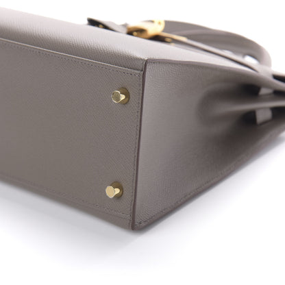 Hermes Epsom Kelly Sellier 32 Etain 7 of 11
