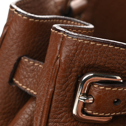 Prada Vitello Daino Shoulder Bag Bruciato 17 of 17