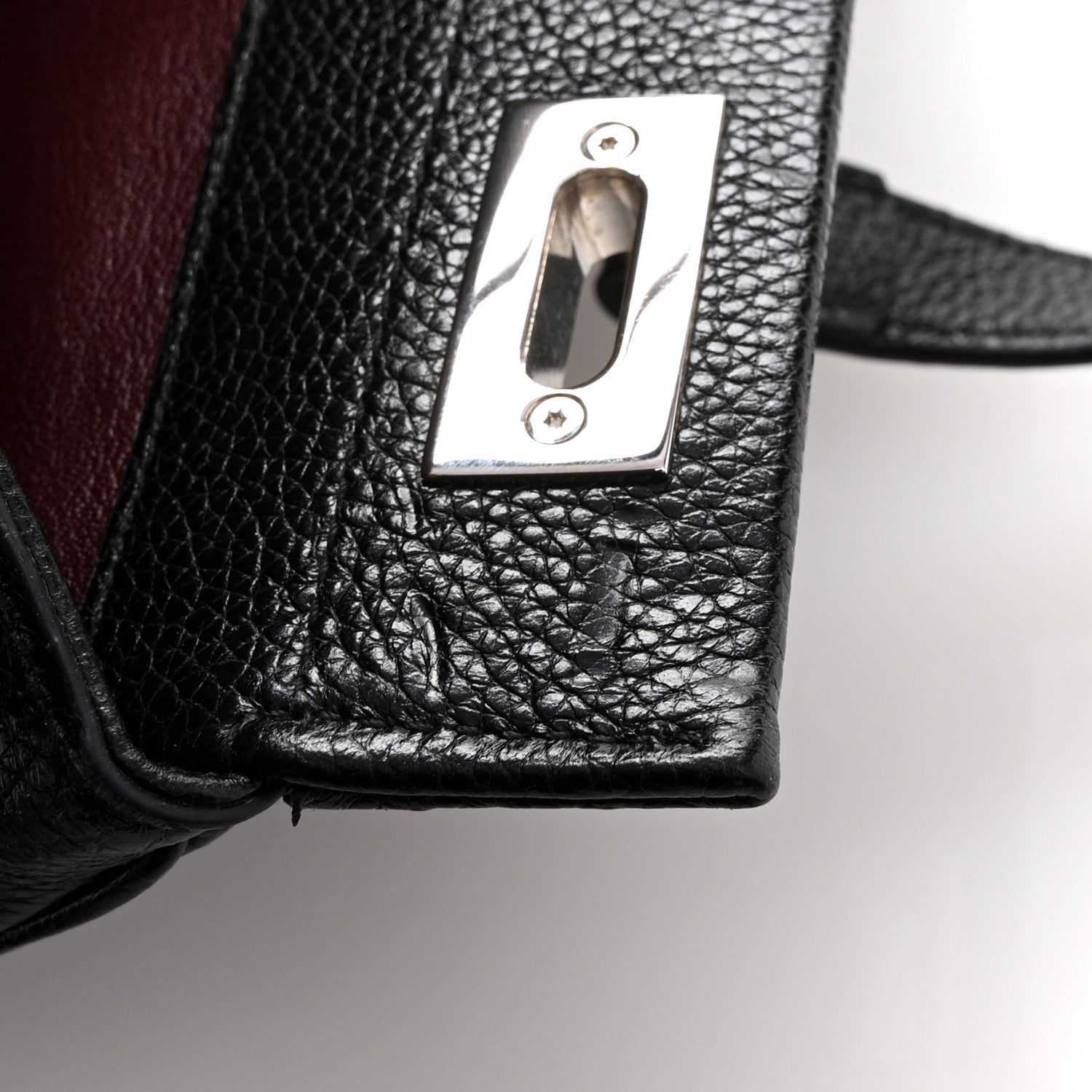 Gucci Grainy Calfskin Small Zumi Top Handle Bag Black 11 of 13