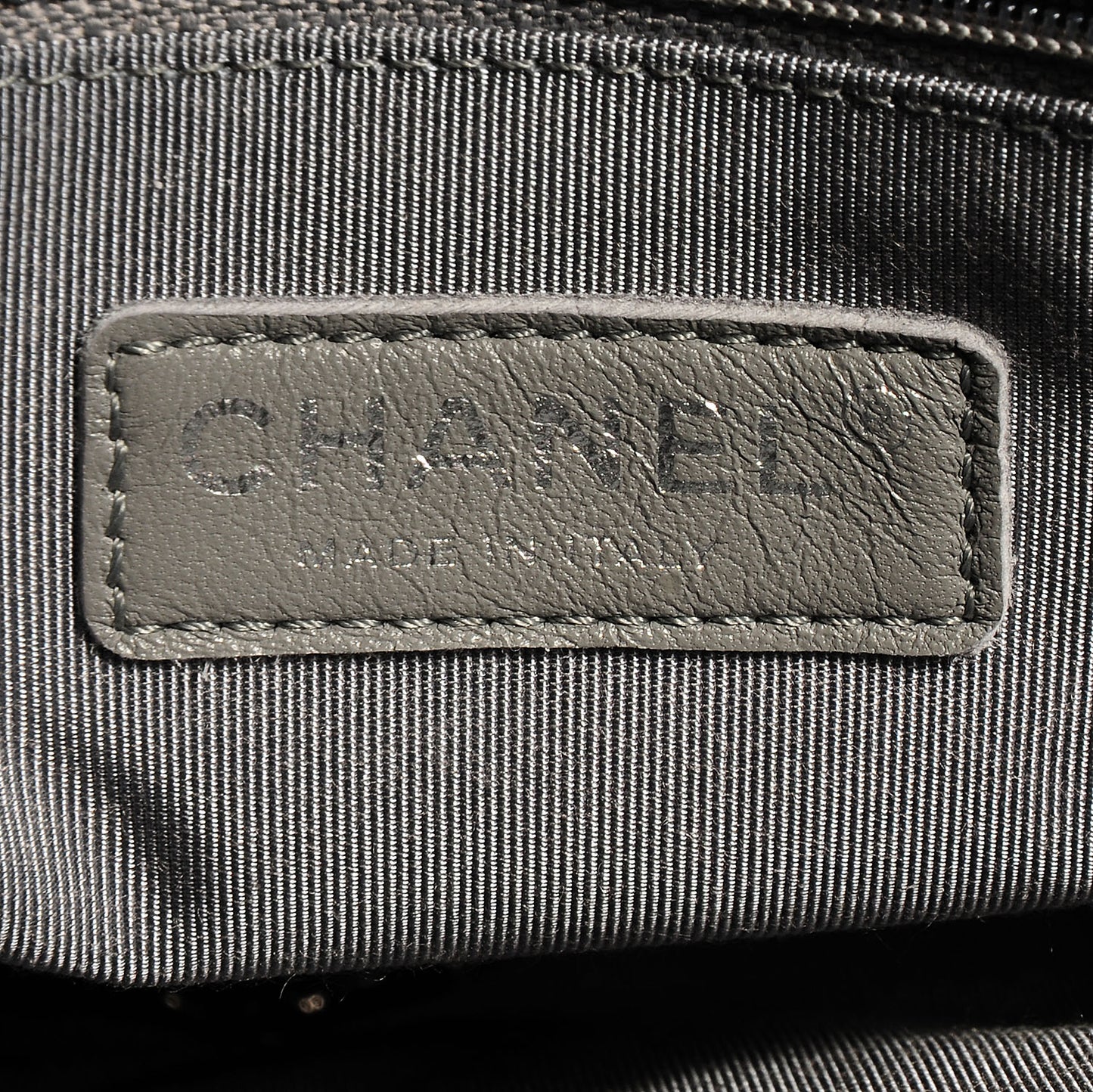Washed Lambskin Chain Around Maxi Flap Bag Black