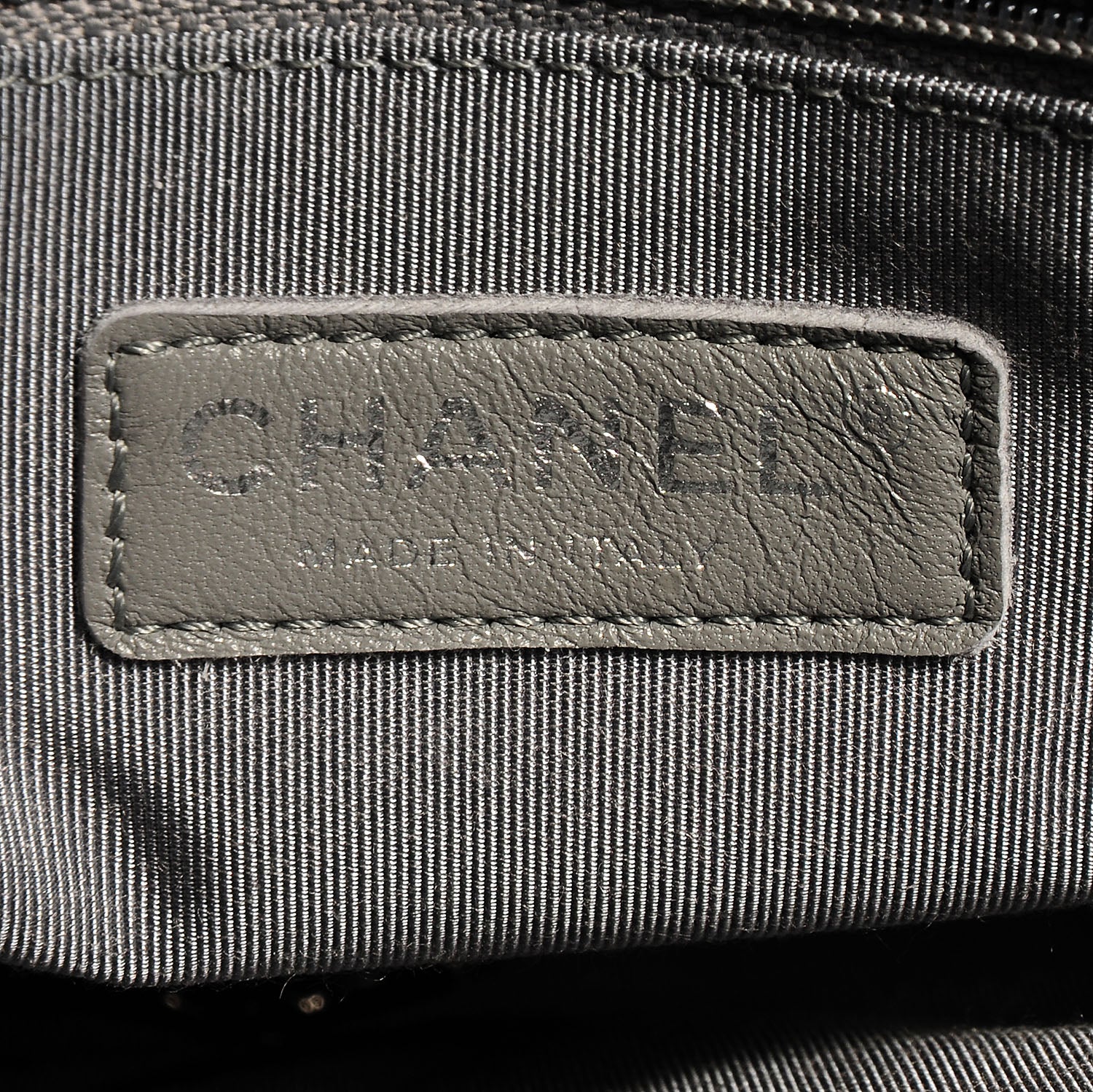 Chanel Washed Lambskin Chain Around Maxi Flap Bag Black 7 of 8