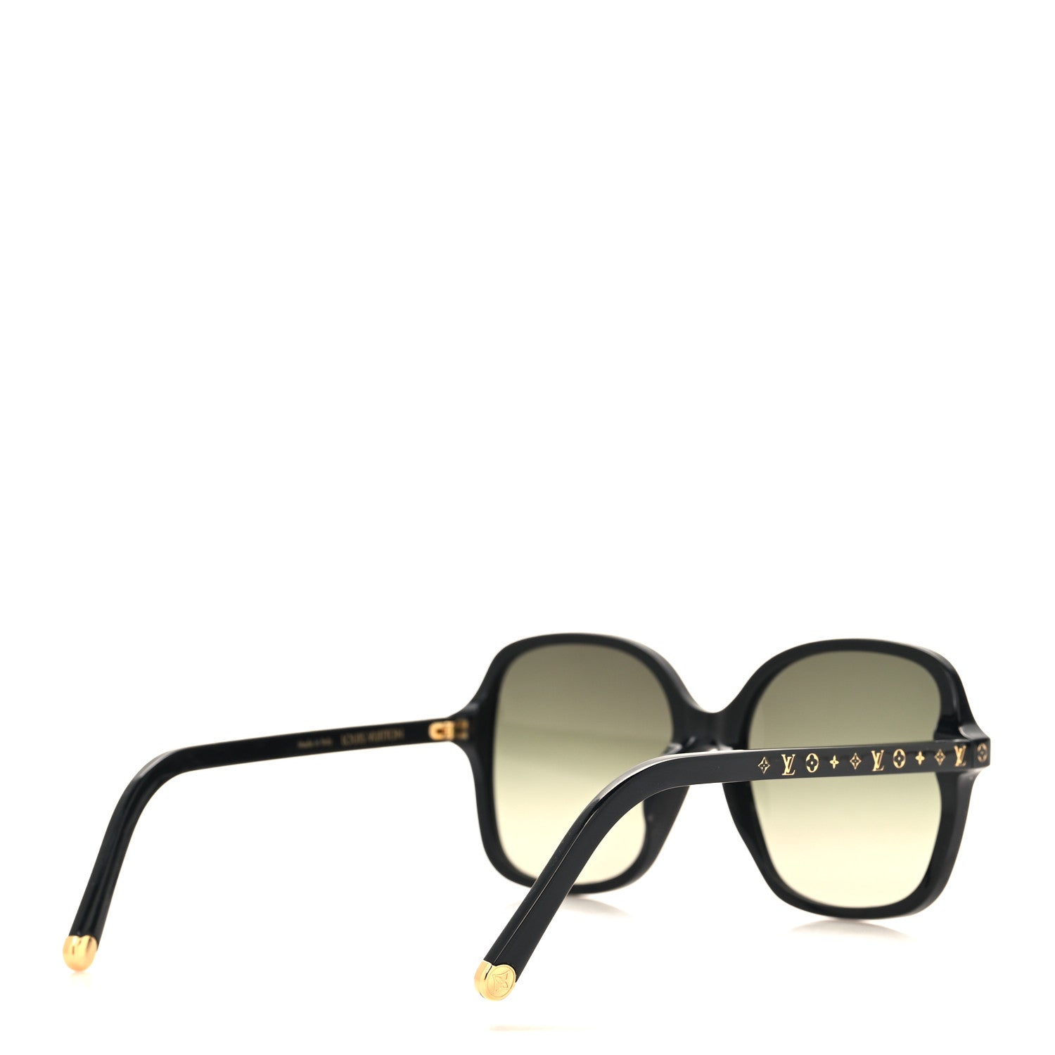 Louis Vuitton Acetate My Monogram Light Square Sunglasses Z1861E Black 4 of 7