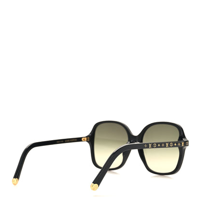 Louis Vuitton Acetate My Monogram Light Square Sunglasses Z1861E Black 4 of 7
