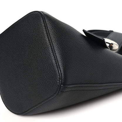 Loewe Soft Grained Calfskin Mini Pebble Bucket Bag Black 10 of 11