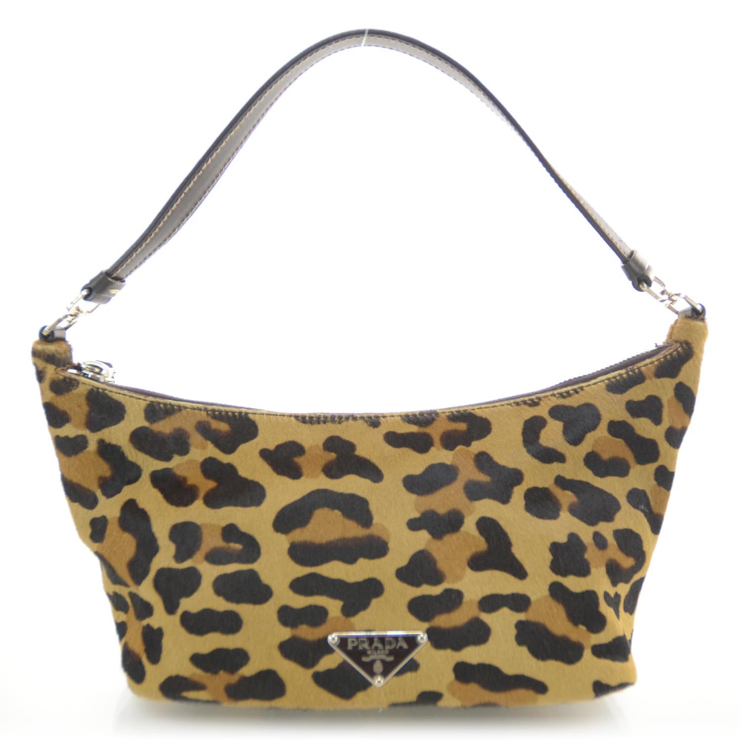 Calf Hair Leopard Print Bag